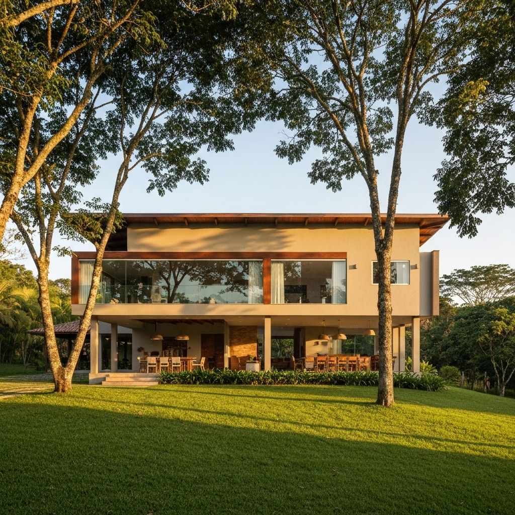 Casa de campo brasileira moderna